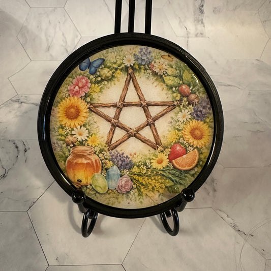 * Litha Sabbat Coasters *