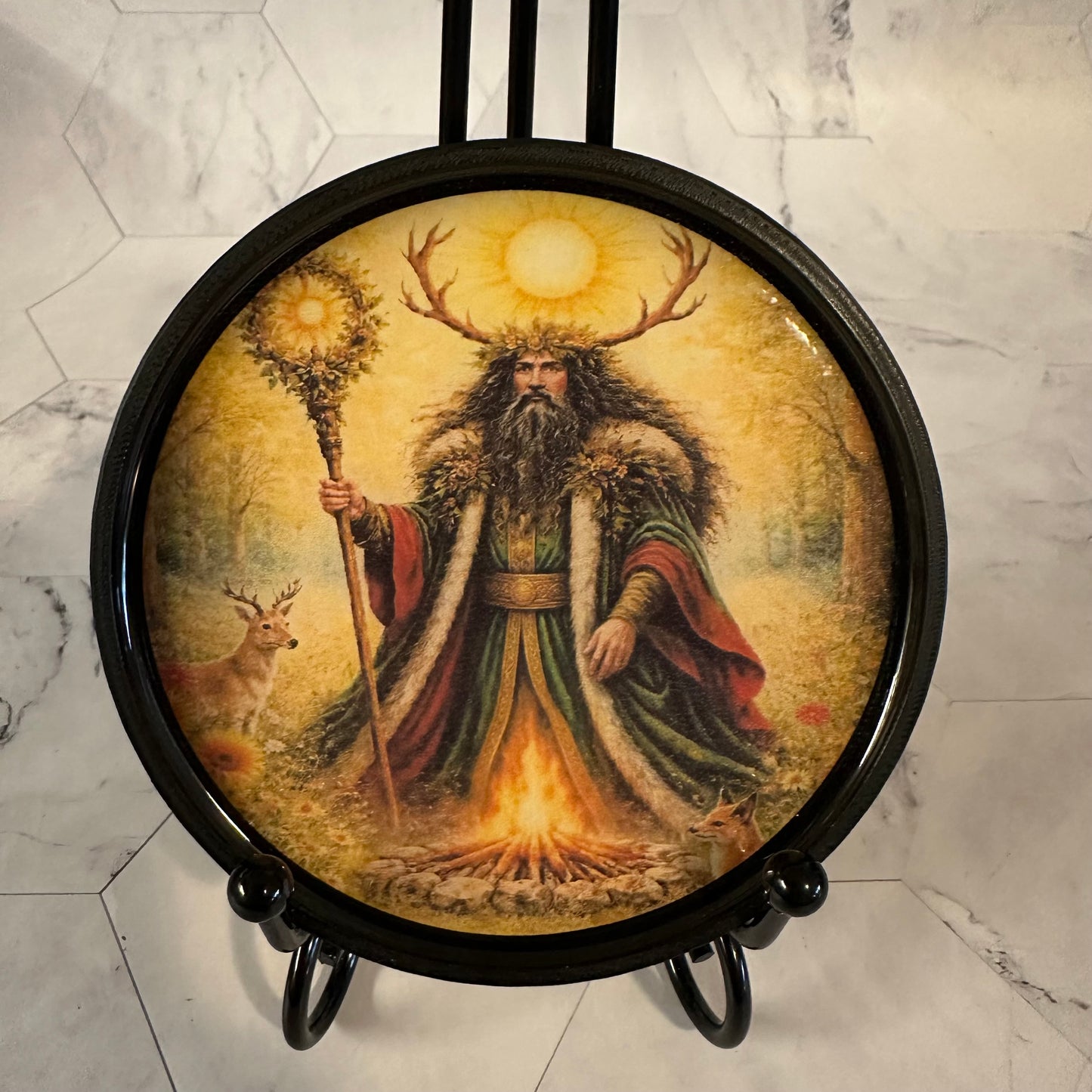 * Litha Sabbat Coasters *