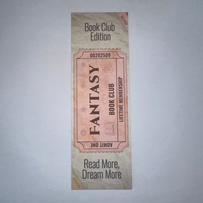 Ticket Stub Bookmarks