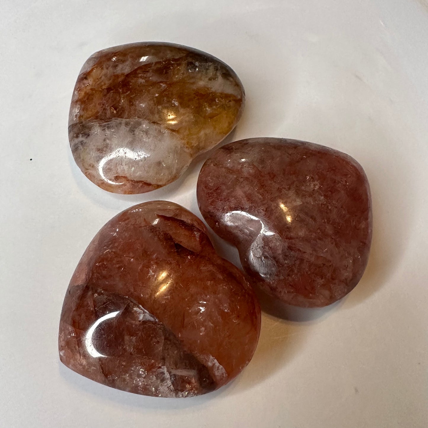 Fire Quartz Hearts