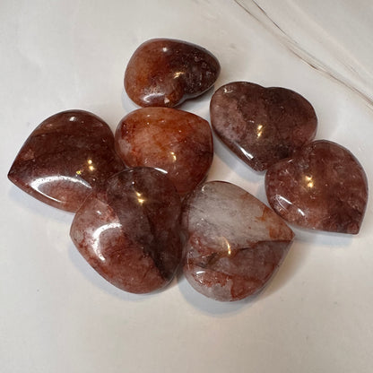 Fire Quartz Hearts