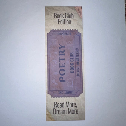 Ticket Stub Bookmarks