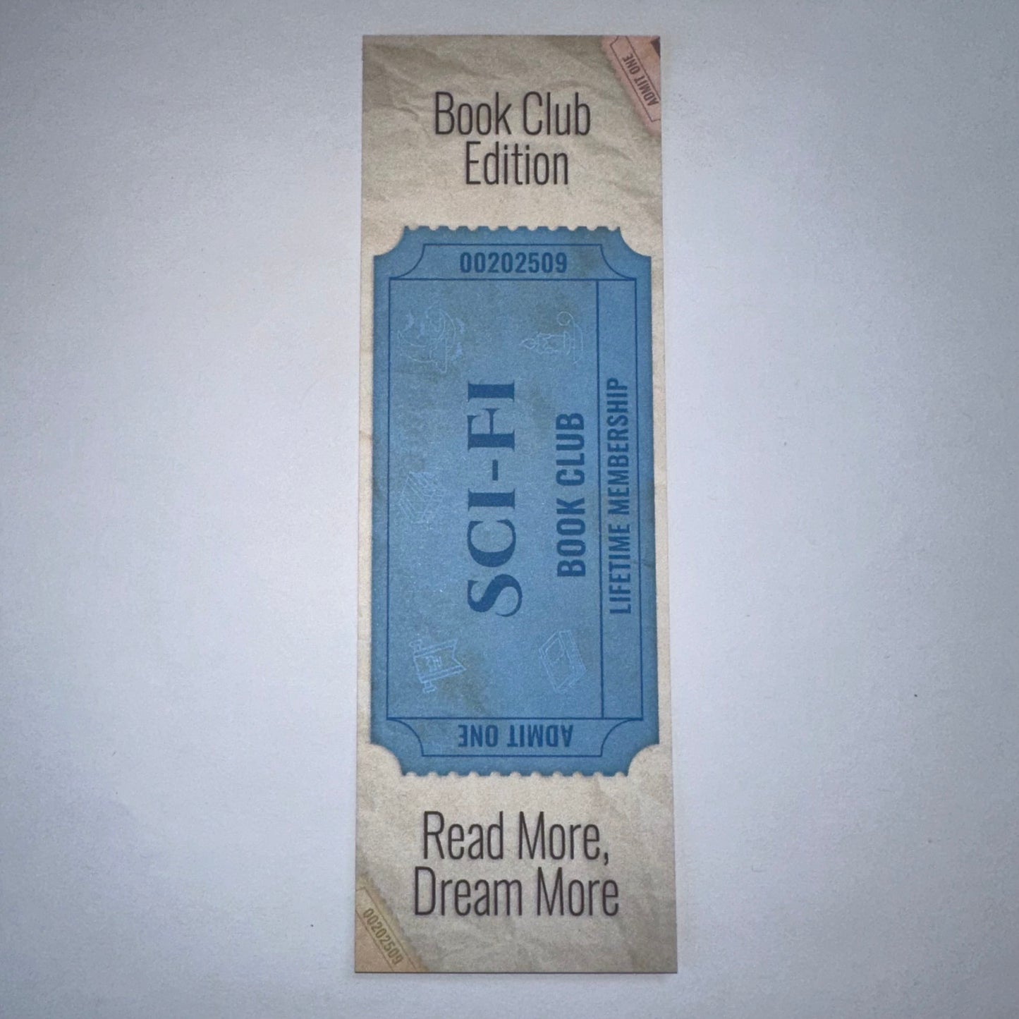 Ticket Stub Bookmarks
