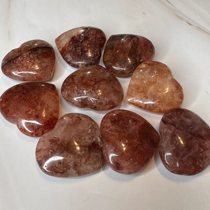 Fire Quartz Hearts