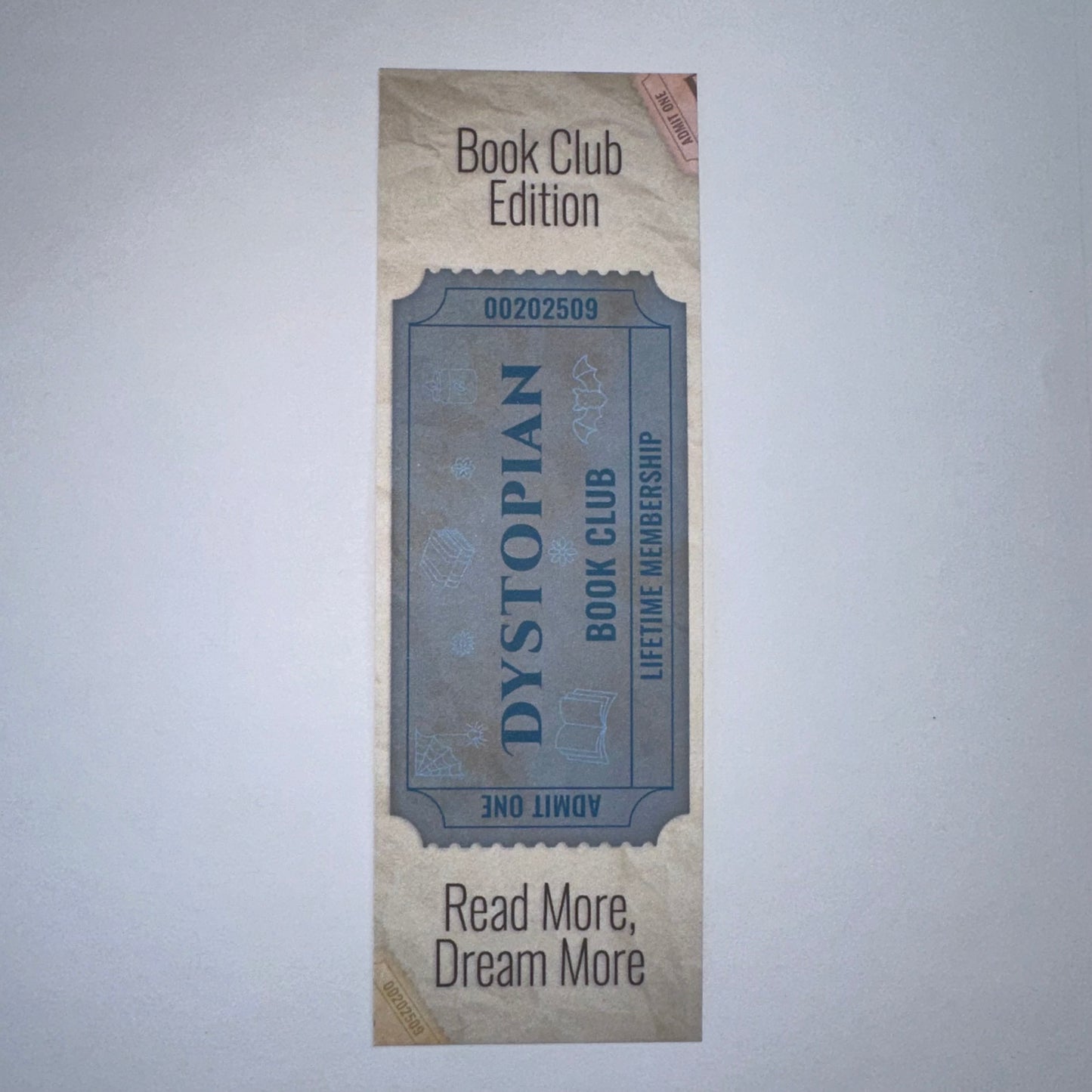 Ticket Stub Bookmarks