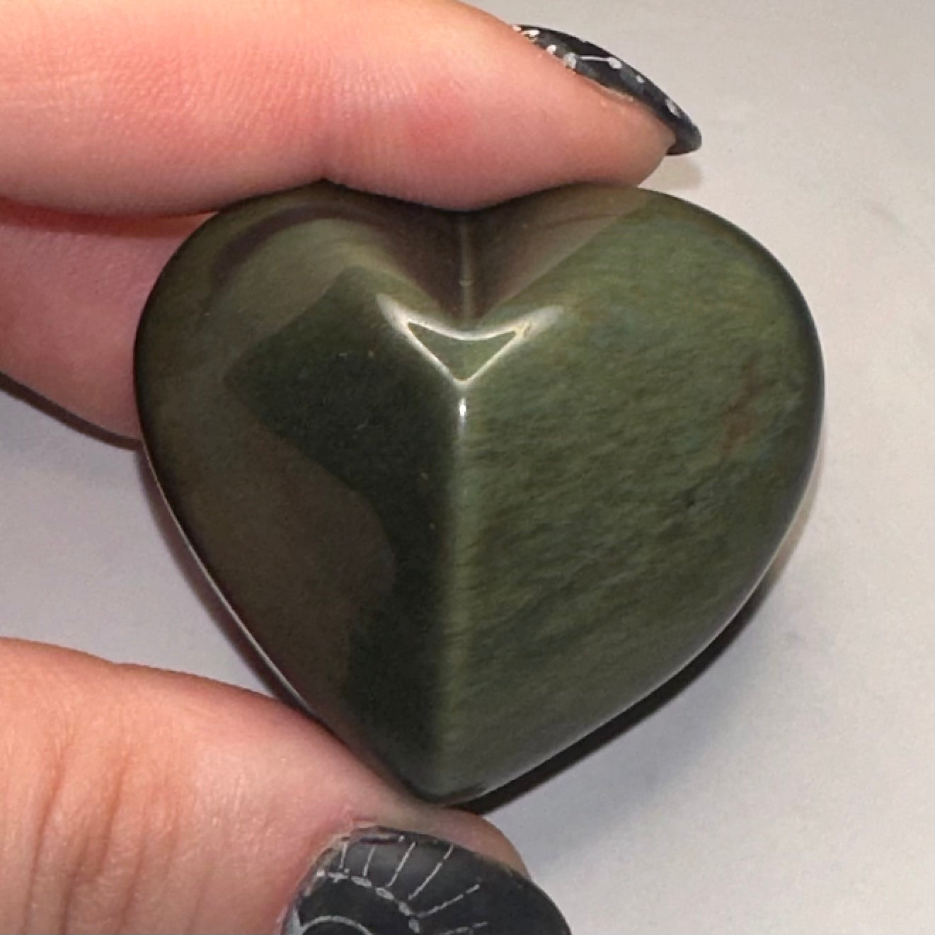 Rainbow Obsidian Hearts