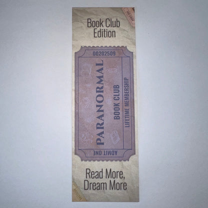 Ticket Stub Bookmarks