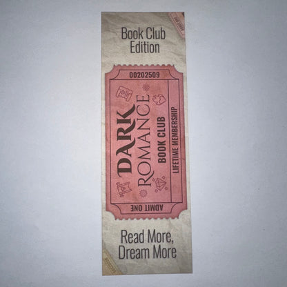 Ticket Stub Bookmarks