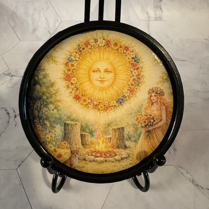 * Litha Sabbat Coasters *