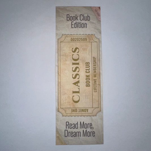 Ticket Stub Bookmarks
