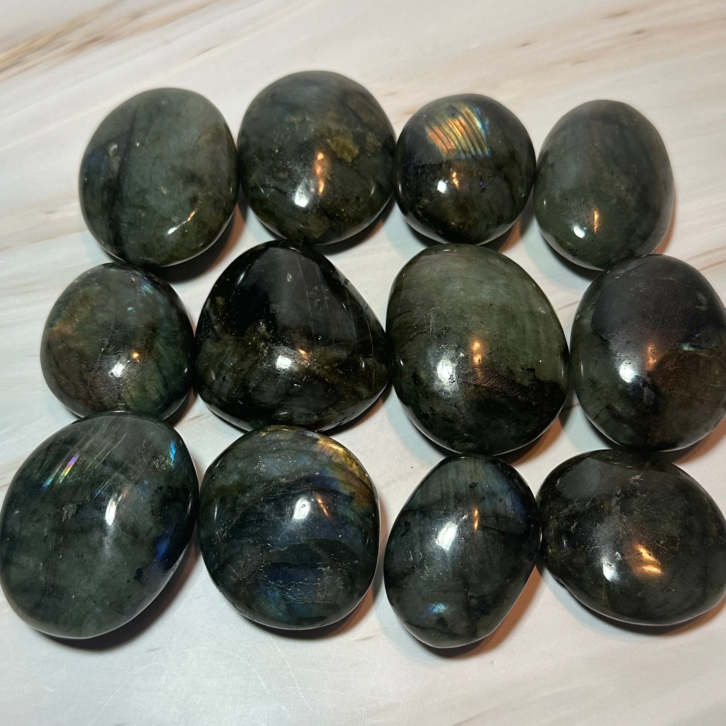 Labradorite Palm Stones (1 Piece)