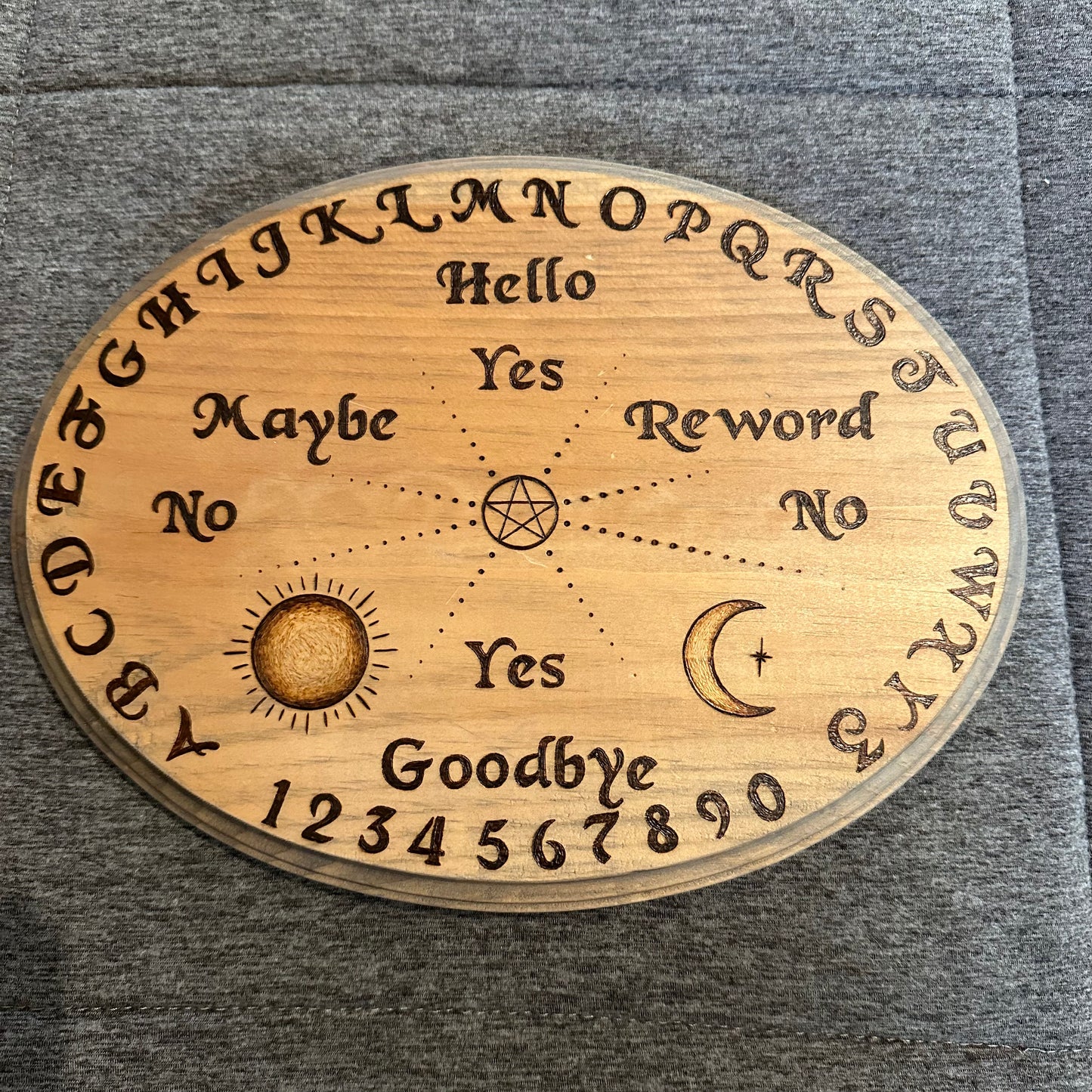 Sun & Moon Spirit Board - Ouija Board Decor