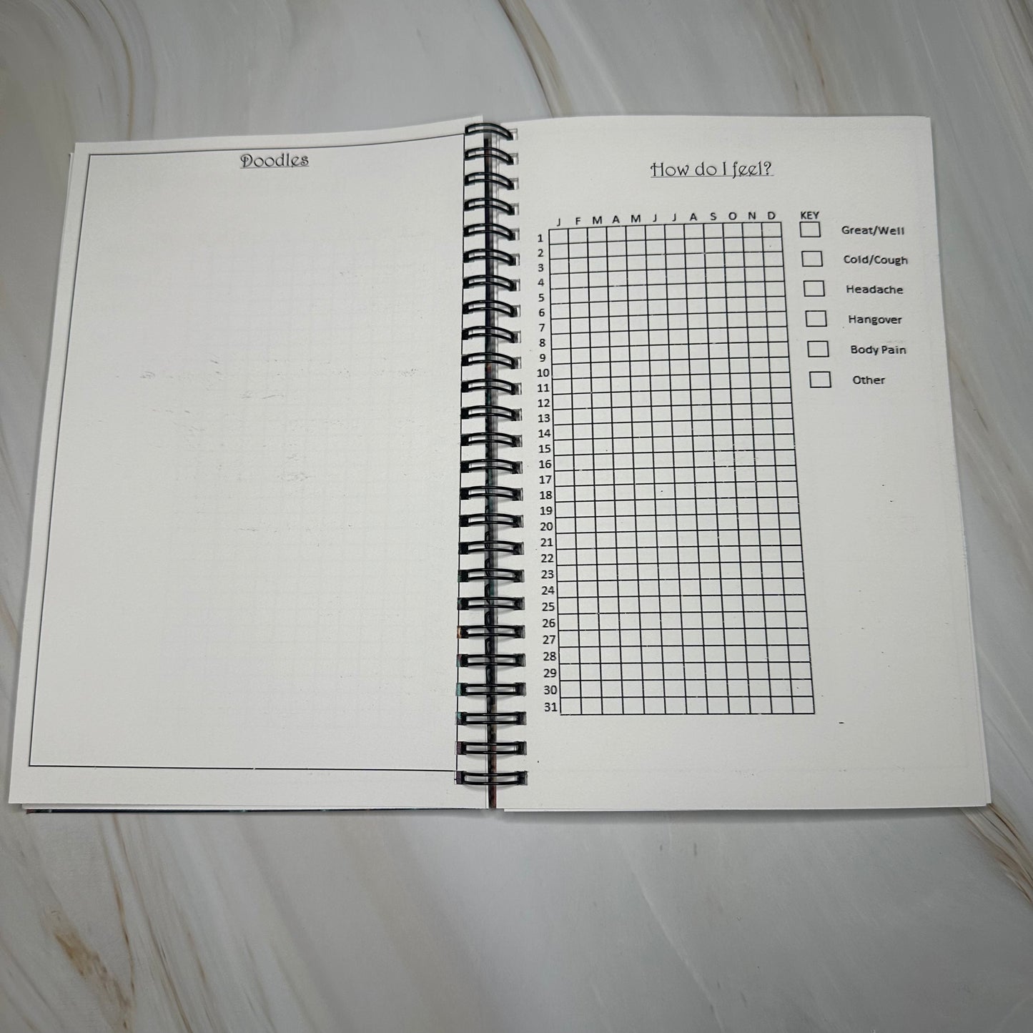 Wellness Tracker & Journal Set