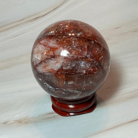 Fire Quartz Sphere